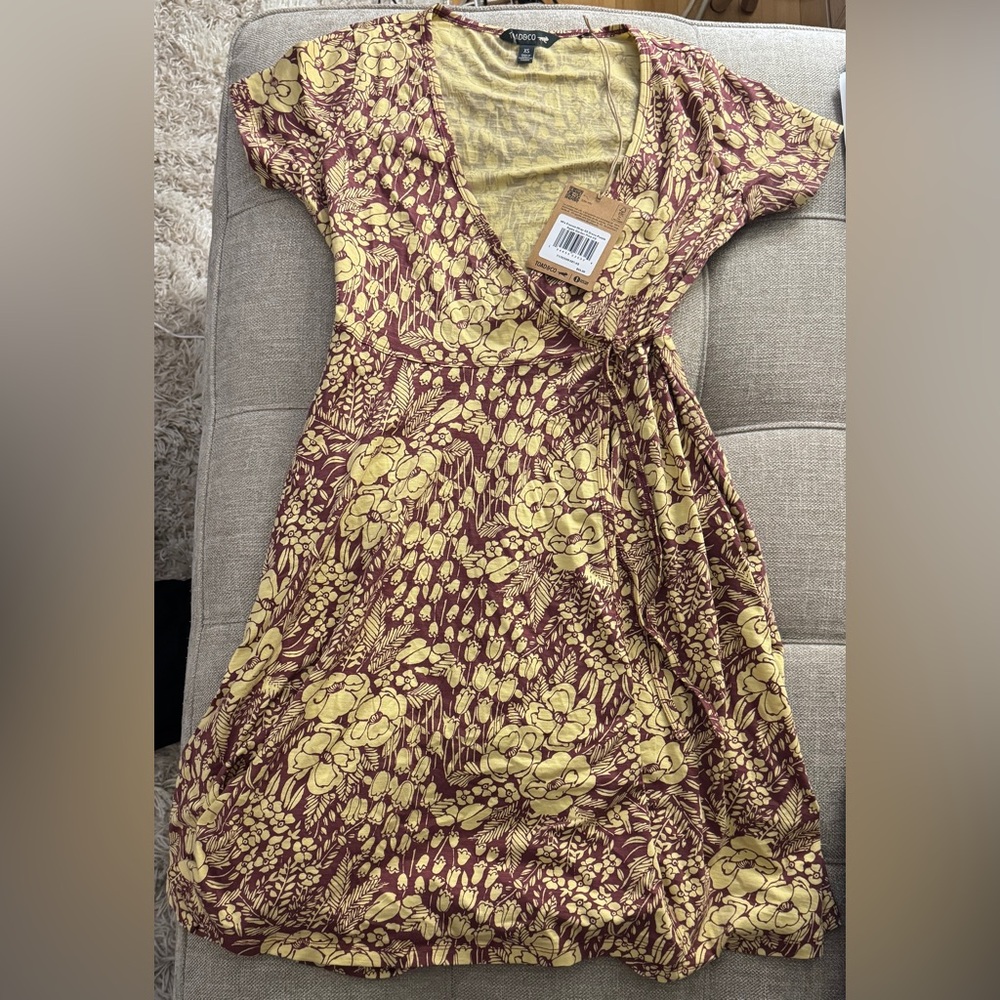 Freesia Wrap Dress by Toad & Co